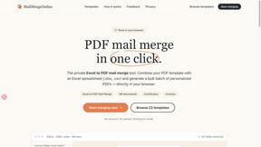 PDF Mail Merge Online